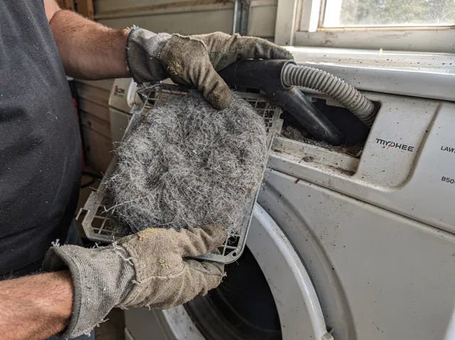 Cleaning Dryer Lint Trap in Winter Park, FL