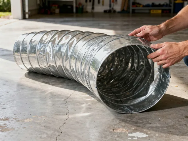 Alafaya Dryer Vent Cleaning specialist using advanced equipment for thorough duct cleaning in Alafaya